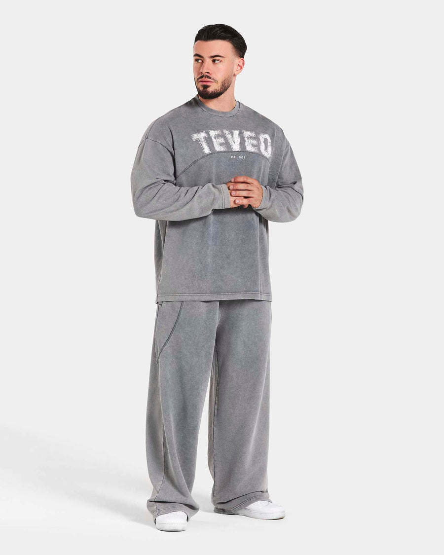 Legacy Lifting Oversized Longsleeve "Acid Grey"