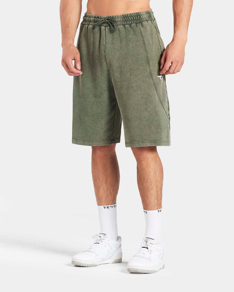 Legacy Lifting Oversized Shorts "Acid Khaki"