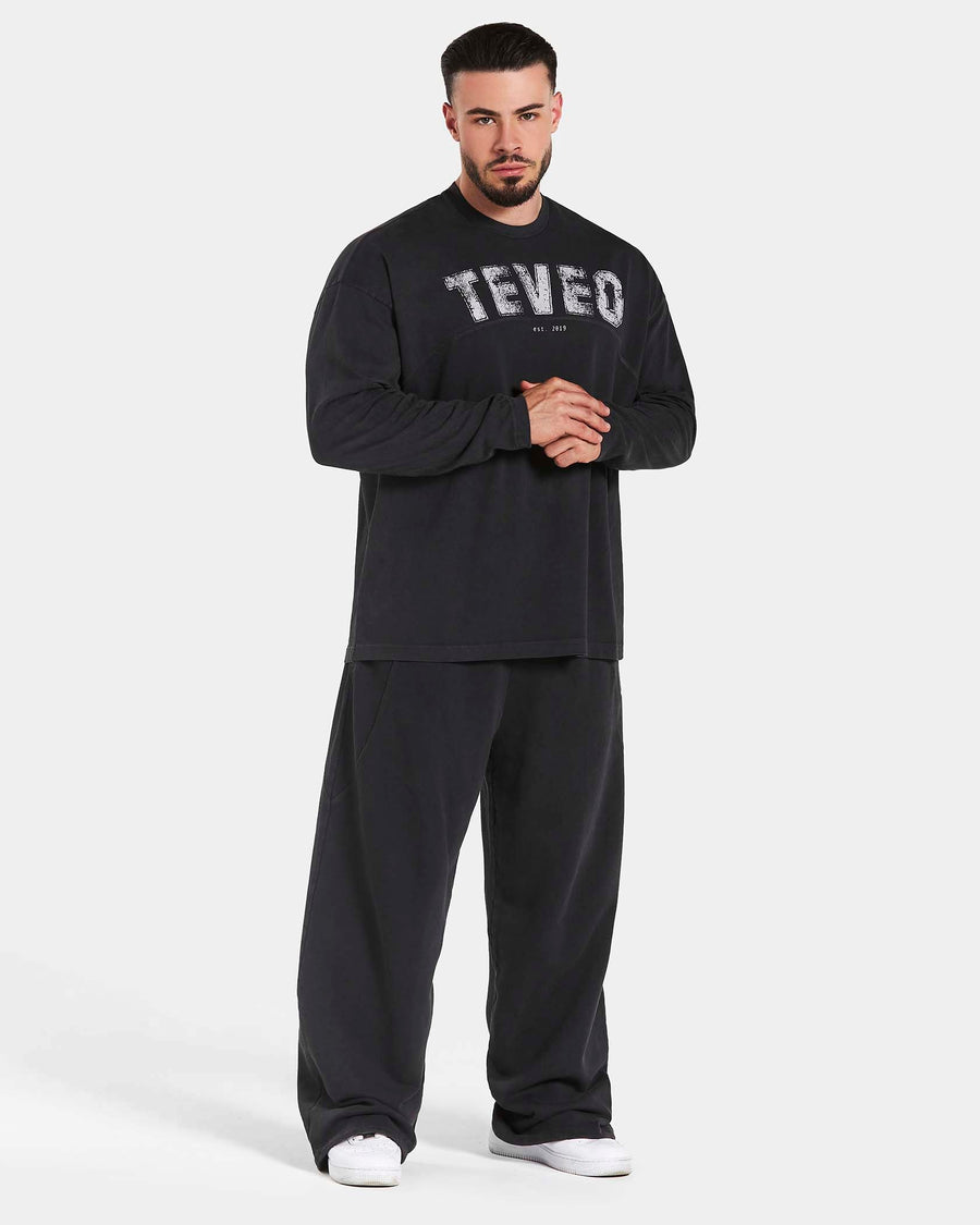 Legacy Lifting Oversized Straight Leg Jogger "Acid Schwarz"