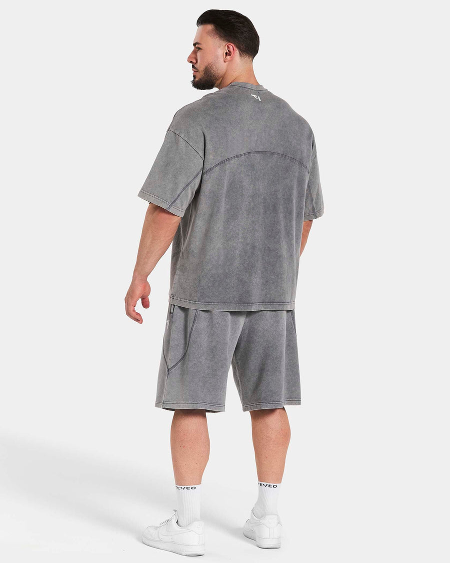 Legacy Lifting Oversized T-Shirt "Acid Grey"