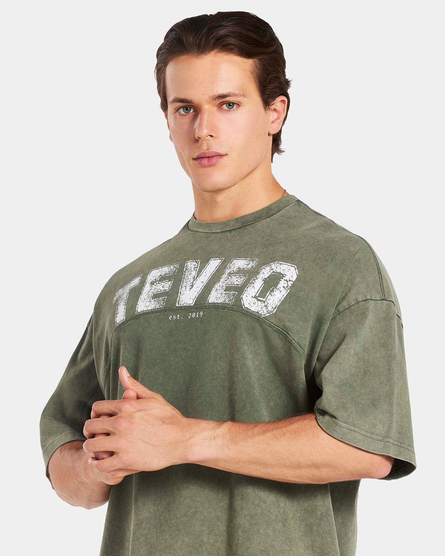 Legacy Lifting Oversized T-Shirt "Acid Khaki"