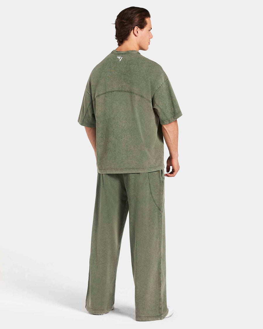 Legacy Lifting Oversized T-Shirt "Acid Khaki"