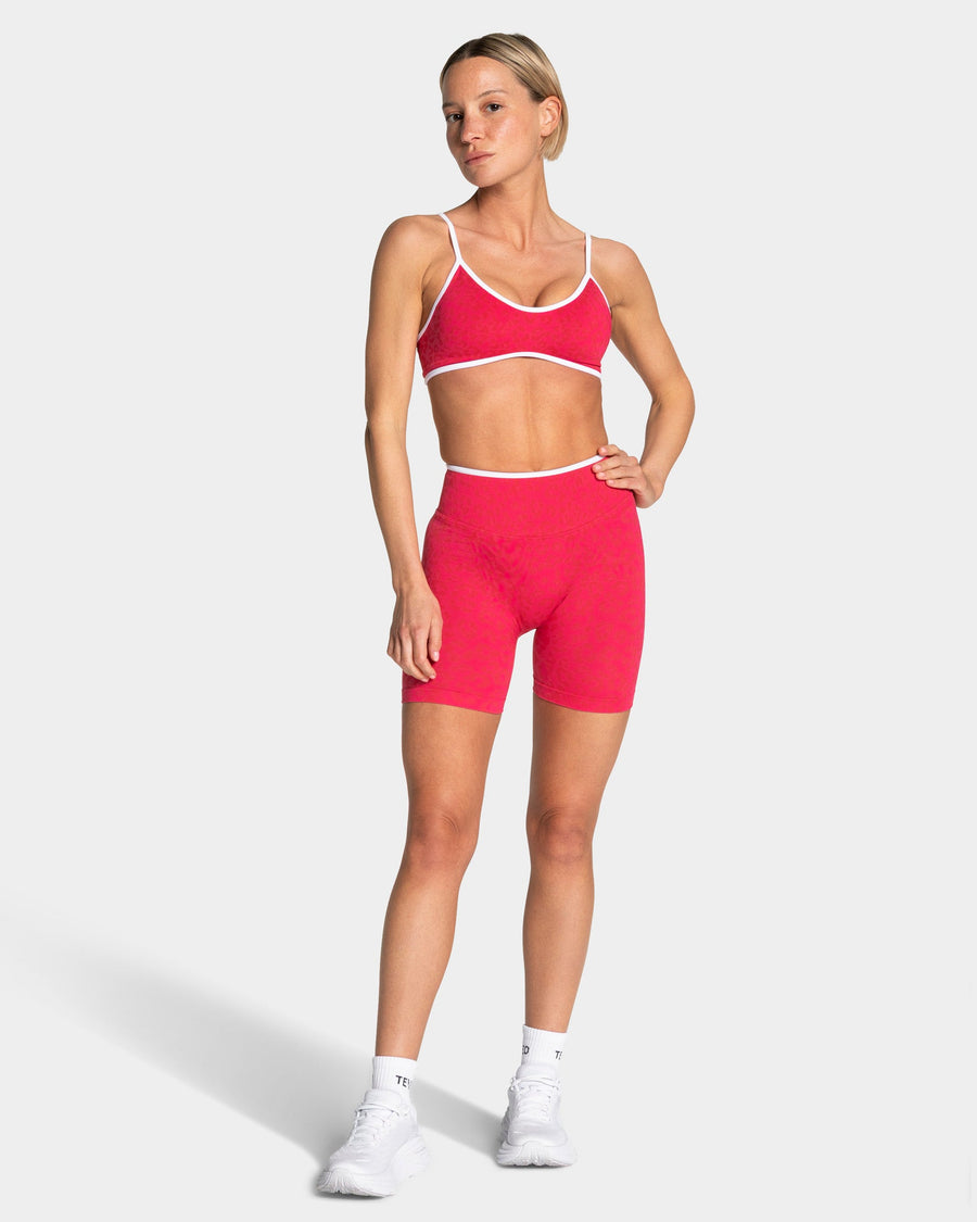 Contrastline Sculpt Scrunch Shorts "Leo Berry"