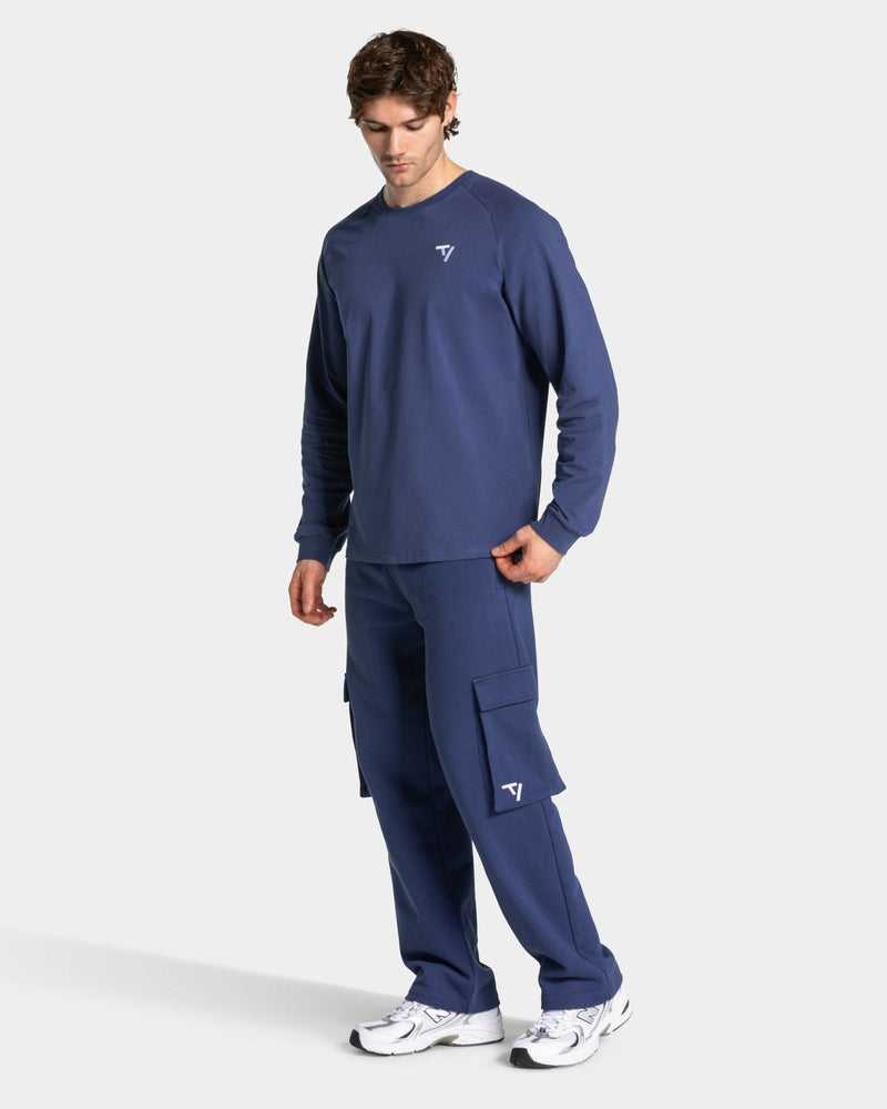 Lift Wide Leg Cargo Jogger "Indigo"