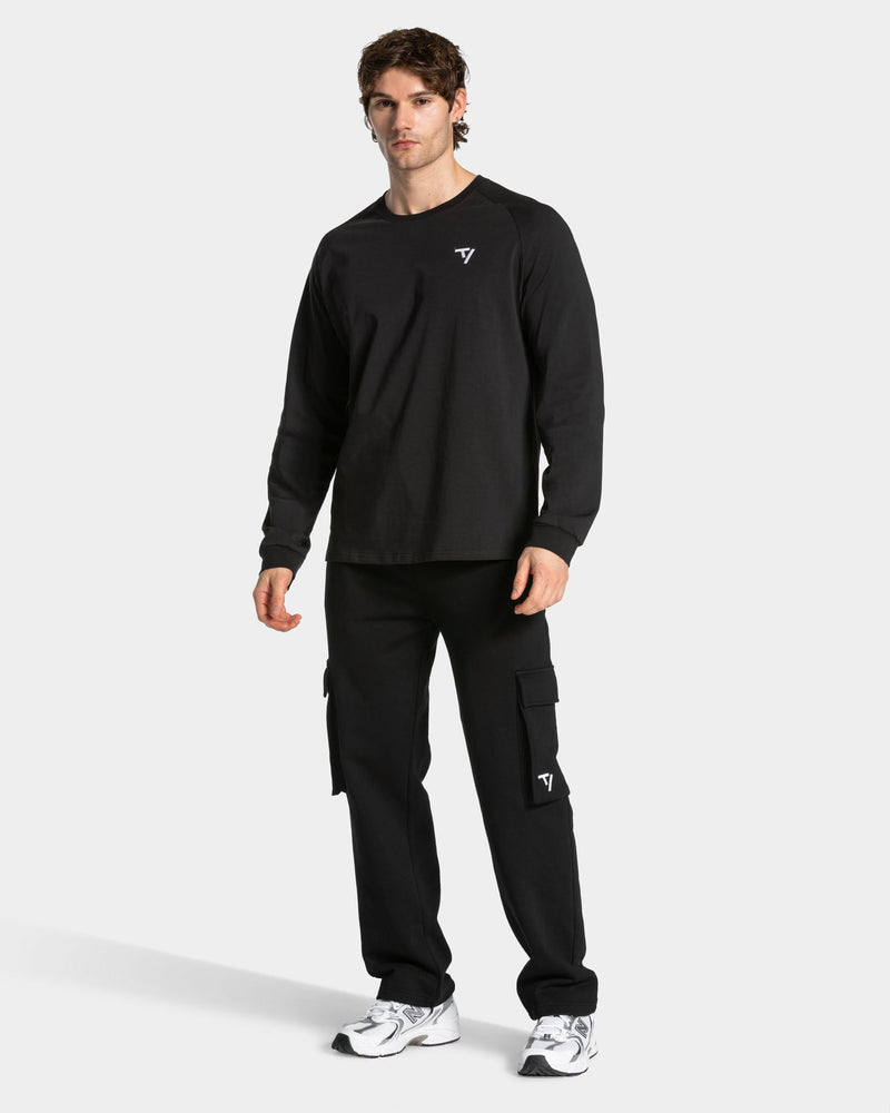 Lift Wide Leg Cargo Jogger "Schwarz"