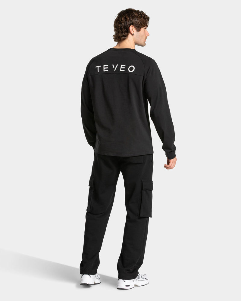 Lift Wide Leg Cargo Jogger "Schwarz"