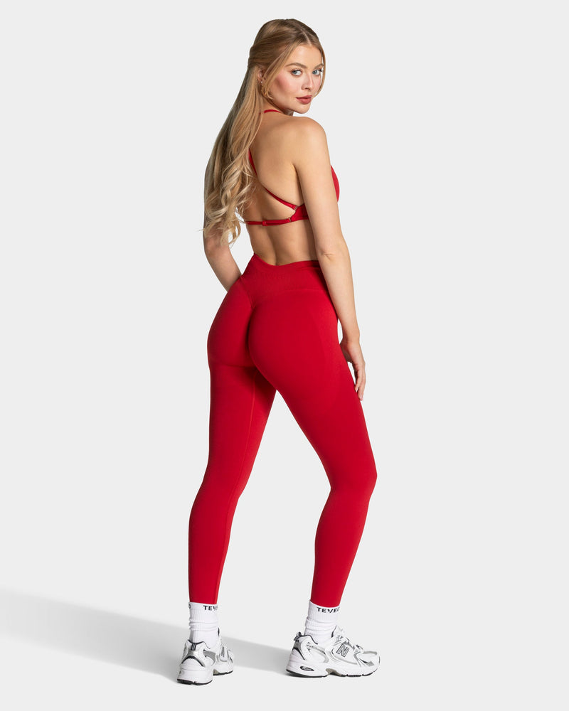 Lift Sculpt Scrunch Leggings "Chili"