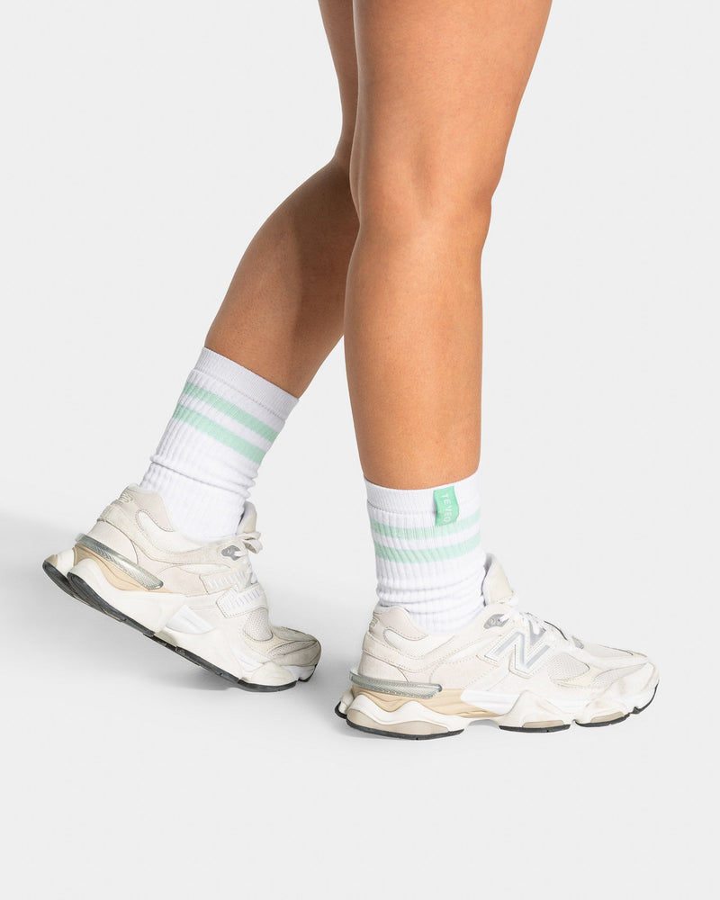 Lift Chunky Socken (2er-Pack) "Mint/Weiß"