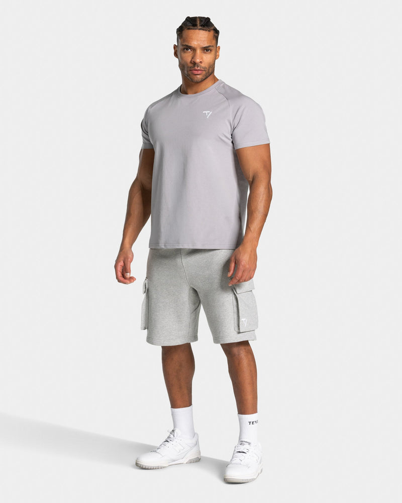 Lift Cargo Shorts "Hellgrau Meliert"