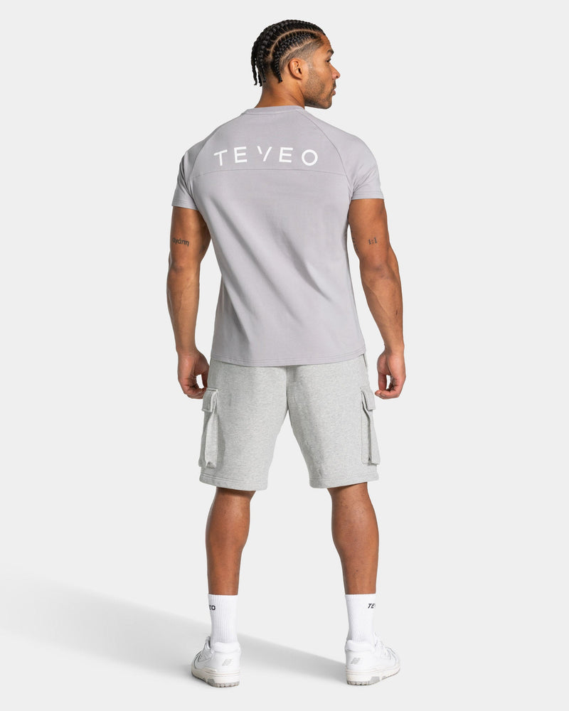 Lift Cargo Shorts "Hellgrau Meliert"