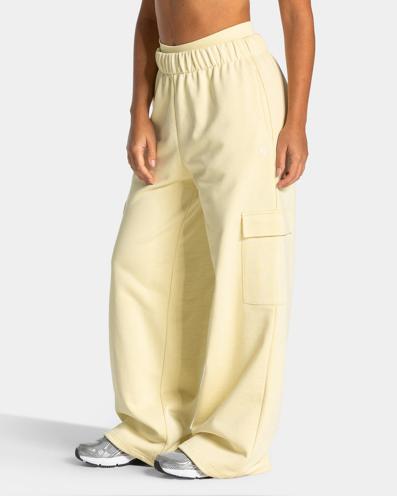Lift Wide Leg Cargo Jogger "Butter Yellow"