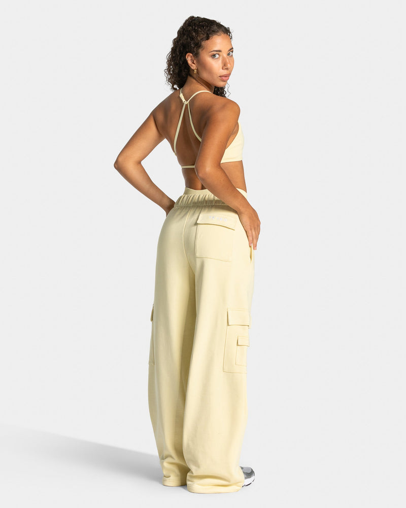 Lift Wide Leg Cargo Jogger "Butter Yellow"