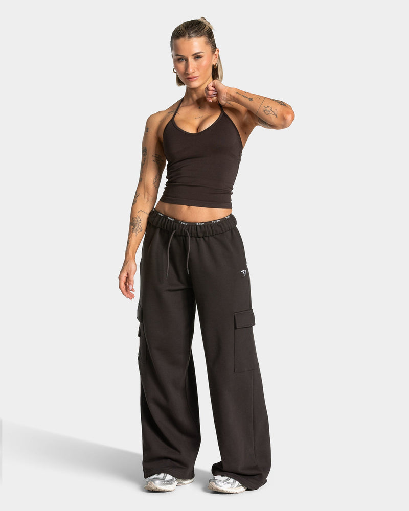 Lift Wide Leg Cargo Jogger "Dark Chocolate"