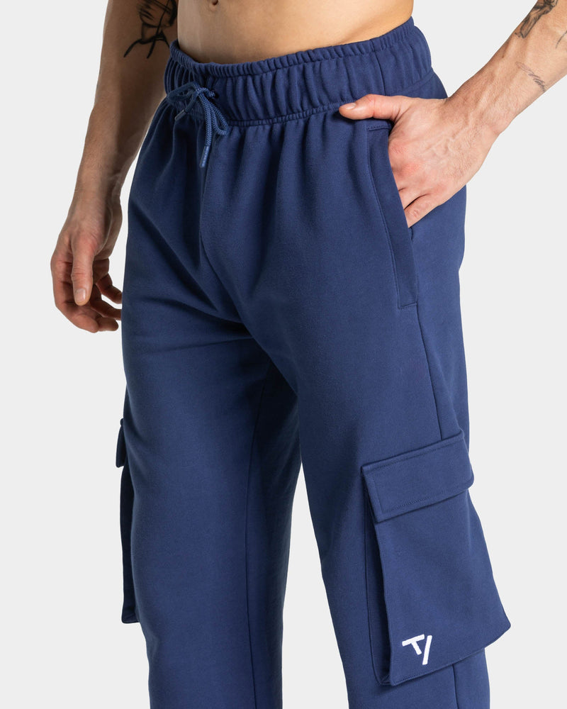 Lift Wide Leg Cargo Jogger "Indigo"