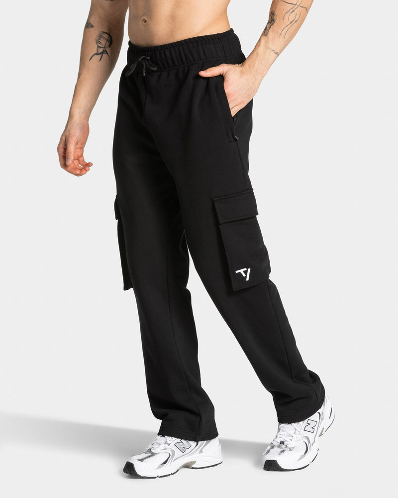 Lift Wide Leg Cargo Jogger "Schwarz"