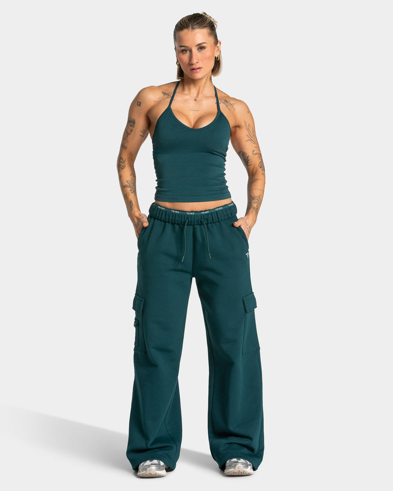 Lift Wide Leg Cargo Jogger "Teal"