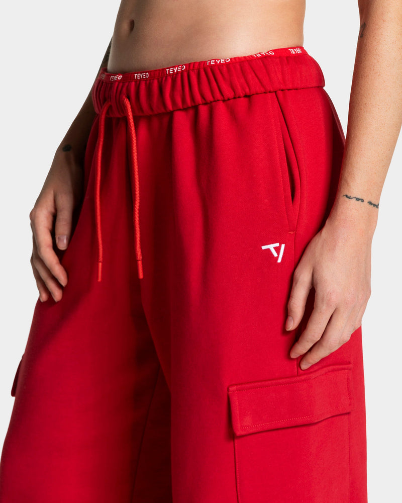 Lift Wide Leg Cargo Jogger "Chili"
