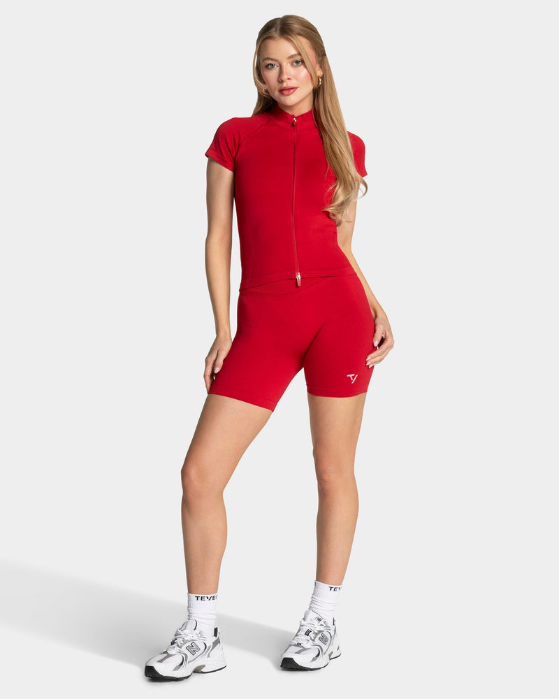 Lift Zip Shortsleeve "Chili"