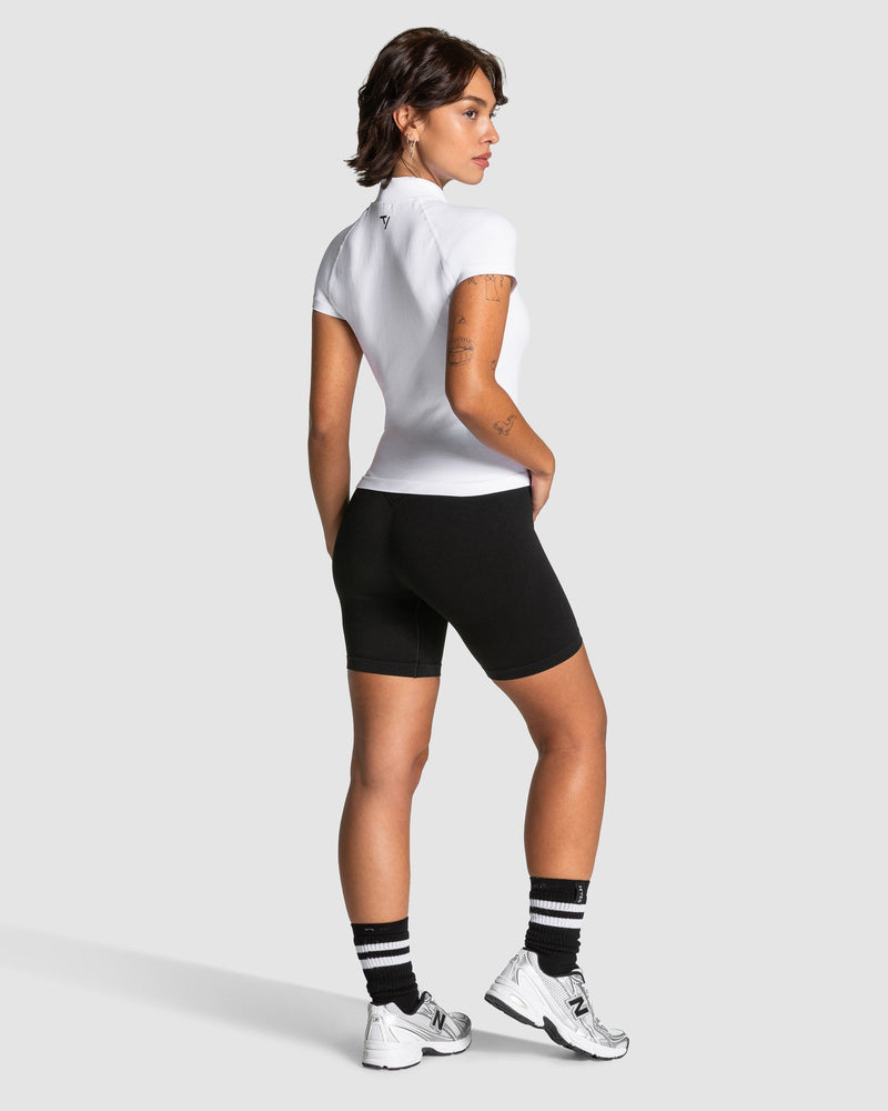 Lift Zip Shortsleeve "Weiß"