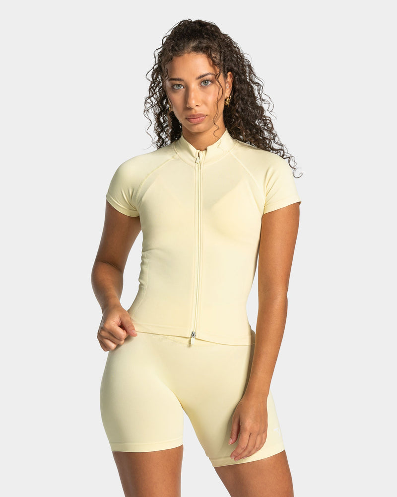 Lift Zip Shortsleeve "Butter Yellow"