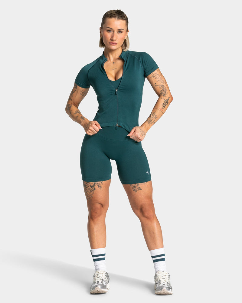 Lift Zip Shortsleeve "Teal"