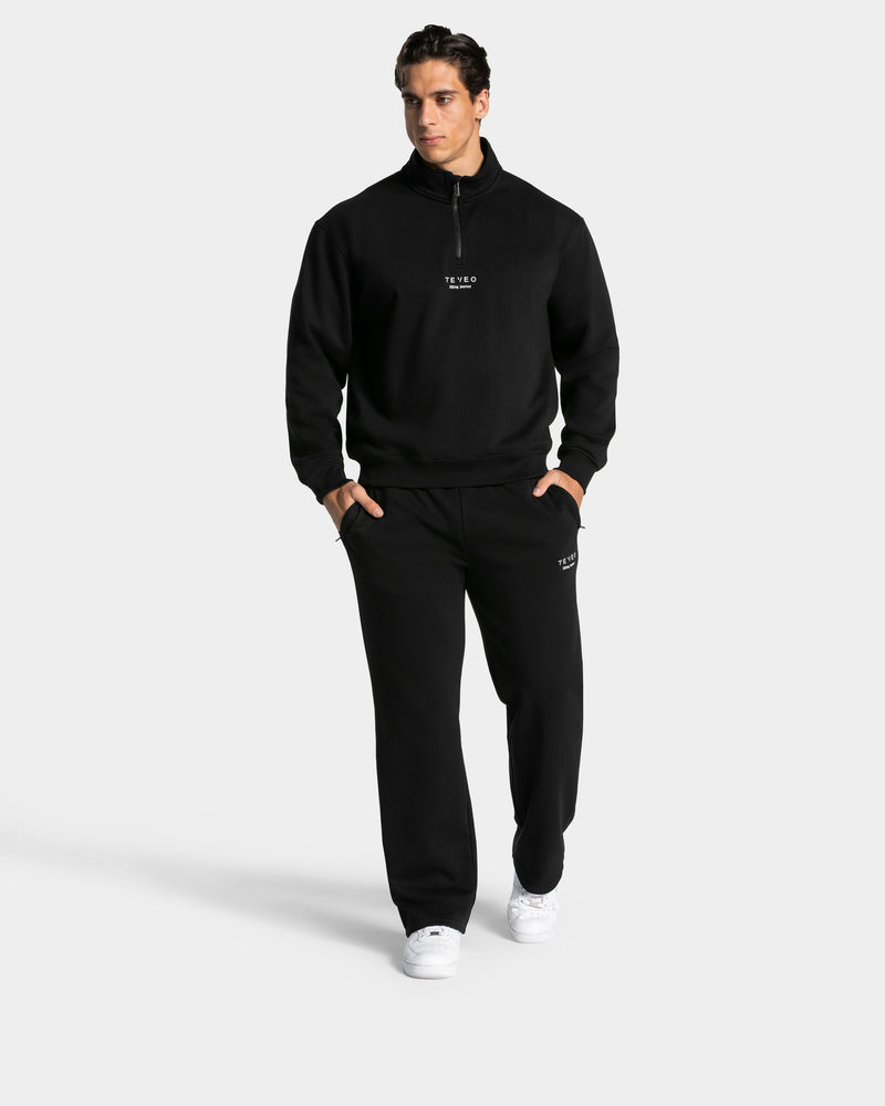 Lifting Journey Half Zip Sweater "Schwarz"