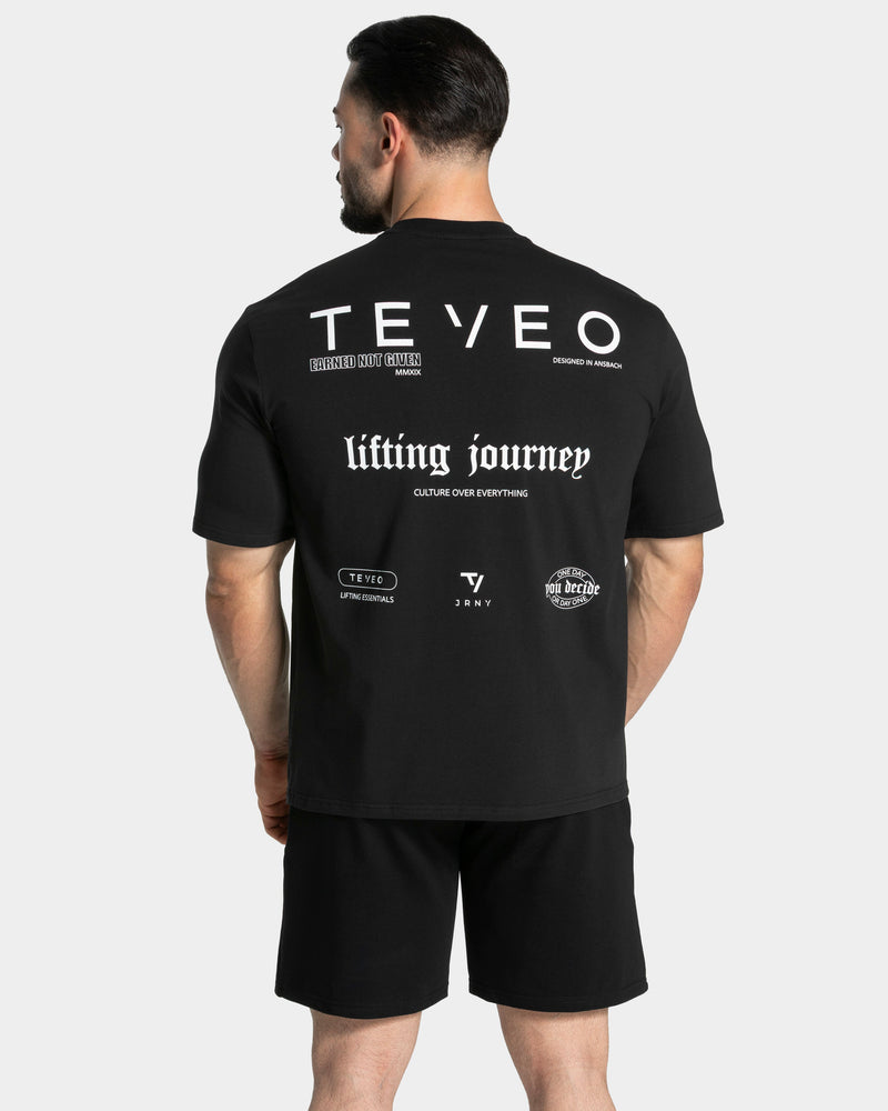 Lifting Journey Oversized T-Shirt "Schwarz"