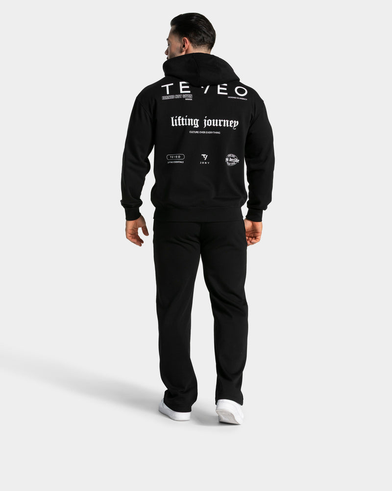 Lifting Journey Zip Hoodie "Schwarz"