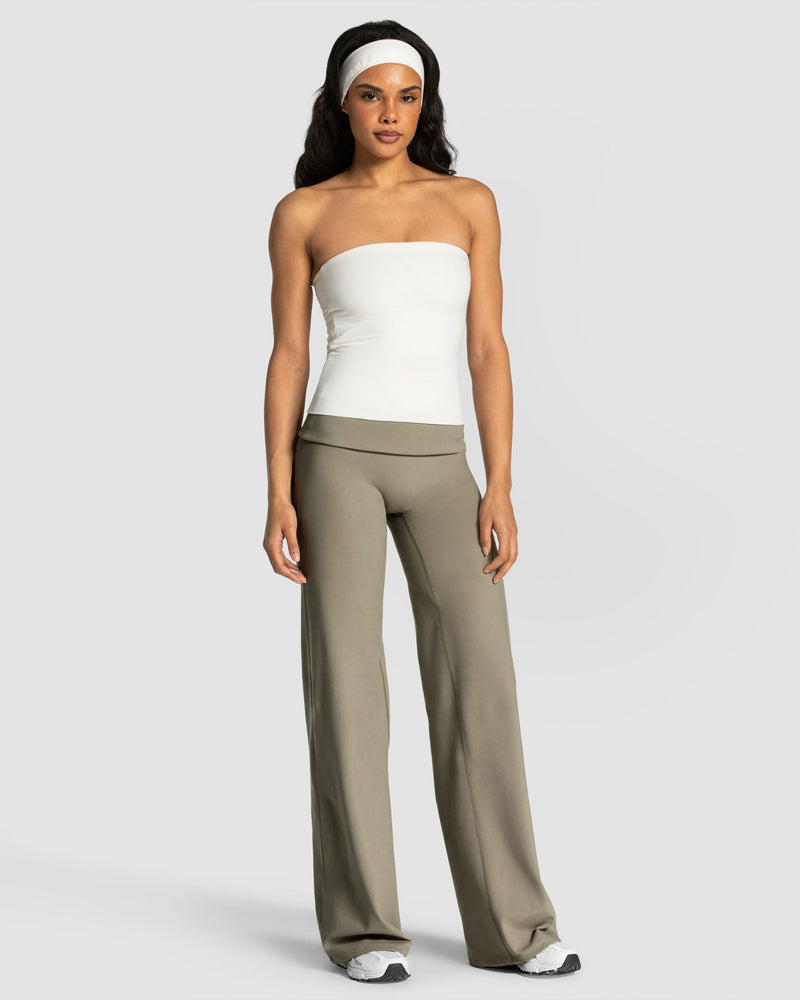 Mellow Bandeau Top Long "Off White"