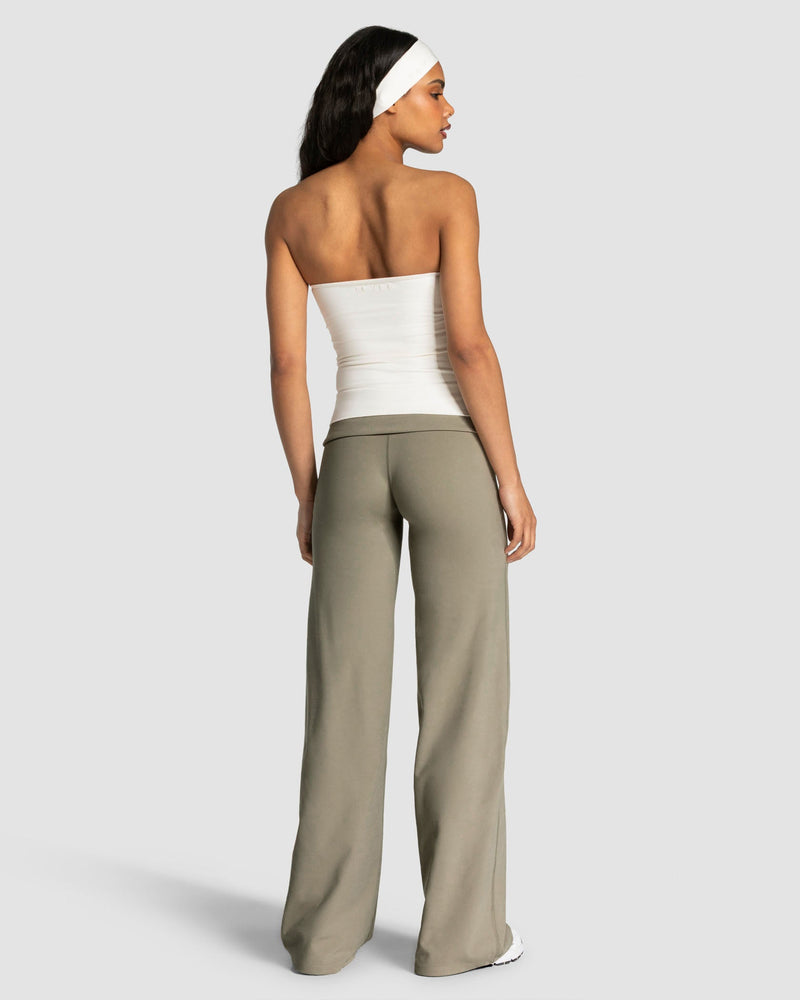 Mellow Bandeau Top Long "Off White"
