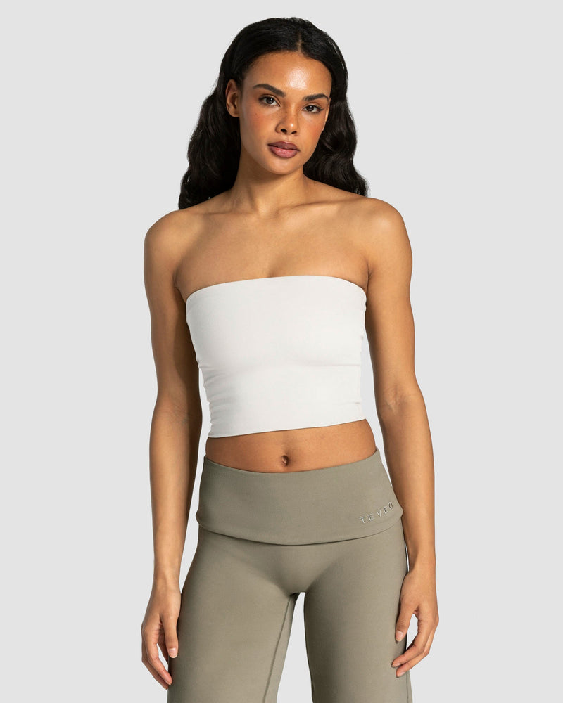 Mellow Bandeau Top Mid "Off White"