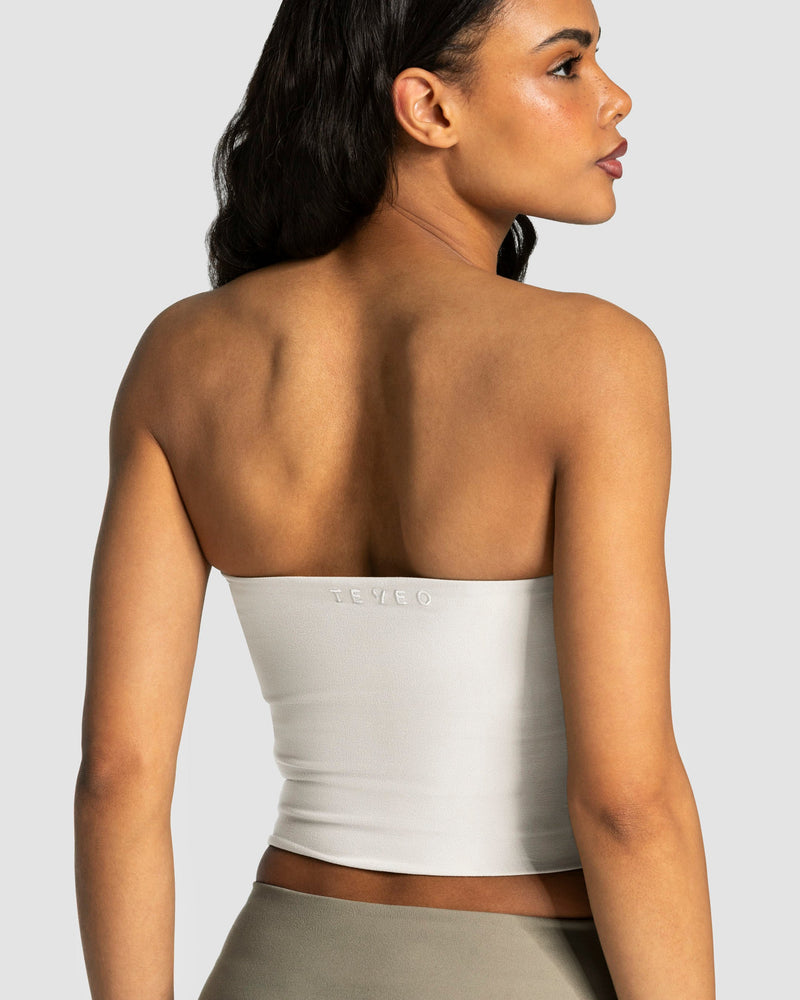 Mellow Bandeau Top Mid "Off White"