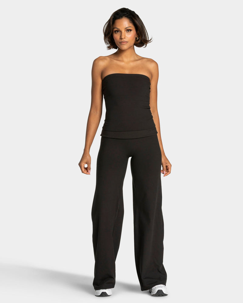 Mellow Bandeau Top Long "Schwarz"