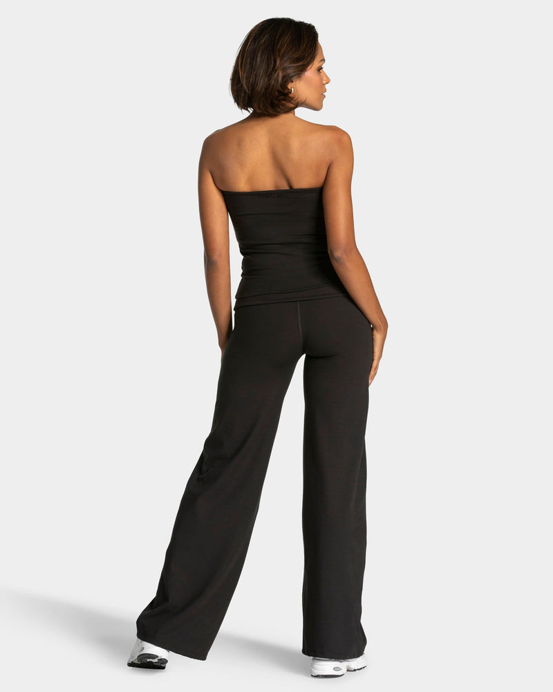Mellow Bandeau Top Long "Schwarz"