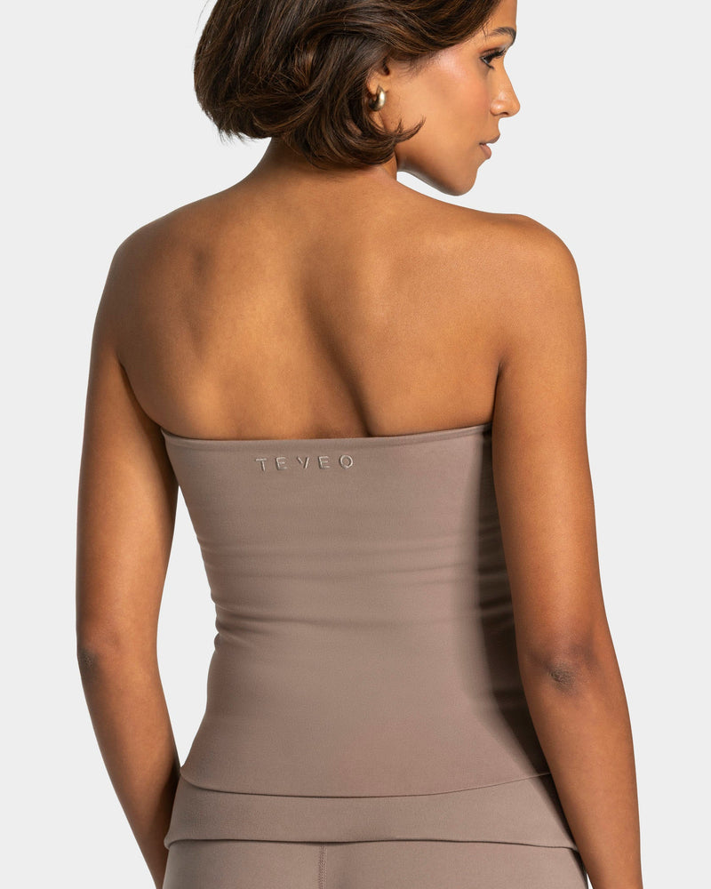 Mellow Bandeau Top Long "Mokka"