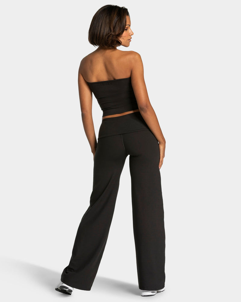 Mellow Bandeau Top Mid "Schwarz"