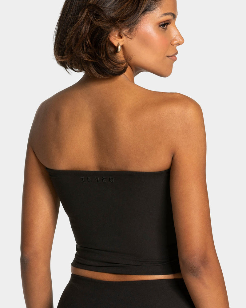 Mellow Bandeau Top Mid "Schwarz"