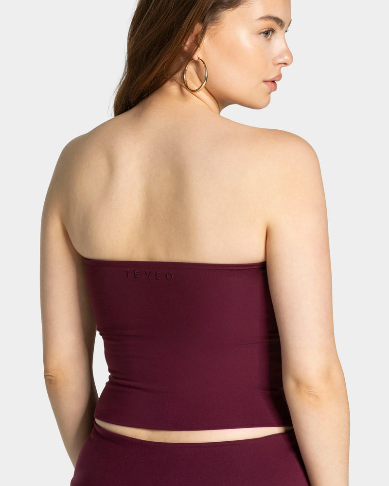 Mellow Bandeau Top Mid "Pflaume"
