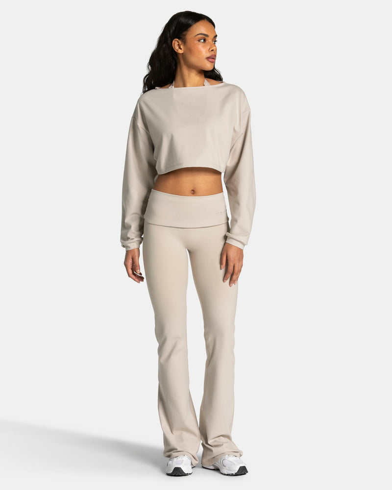 Mellow Cropped Longsleeve "Cream"