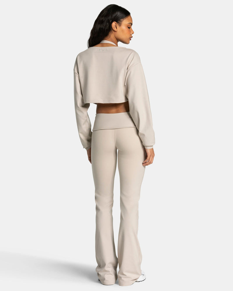 Mellow Cropped Longsleeve "Cream"