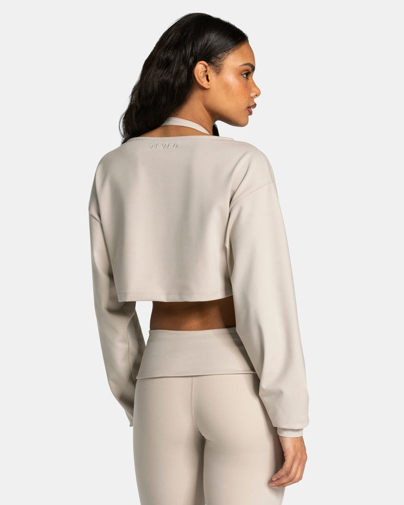 Mellow Cropped Longsleeve "Cream"