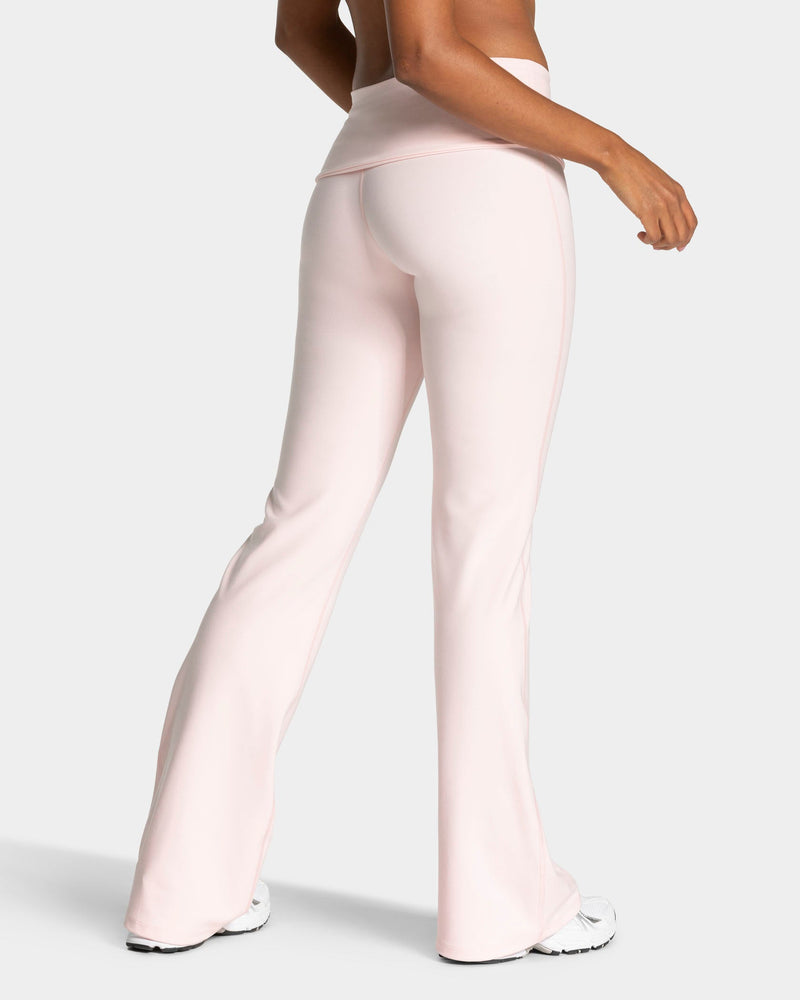 Mellow Fold Over Flared Leggings Regular "Blossom"