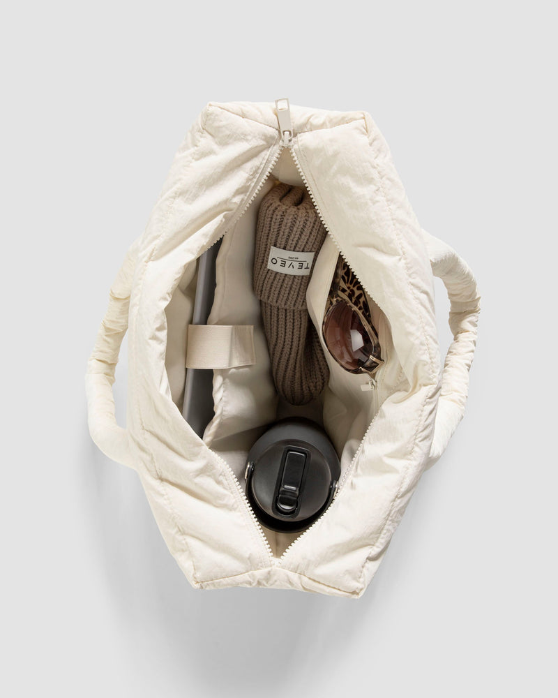 Mellow Puffer Bag "Off White"