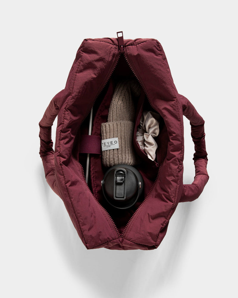 Mellow Puffer Bag "Pflaume"