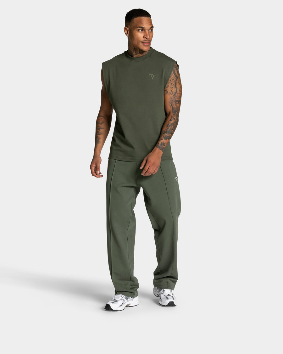 Contrastline Straight Leg Jogger "Khaki"