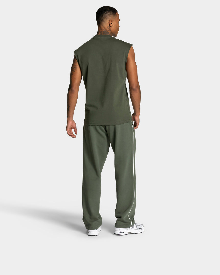 Contrastline Straight Leg Jogger "Khaki"