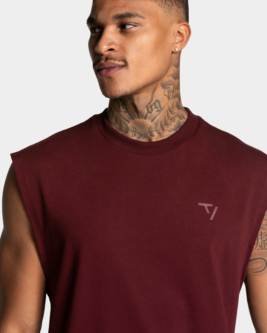 Contrastline Oversized Tank "Weinrot"