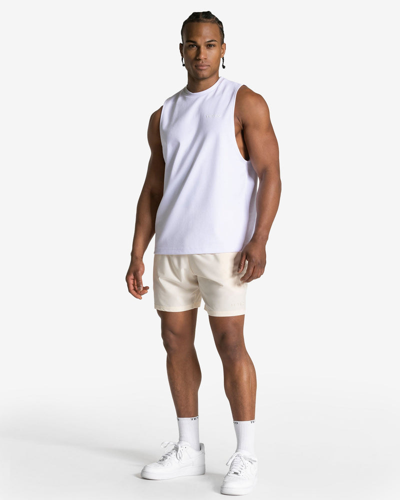 Pace Shorts 5 Inch "Off White"