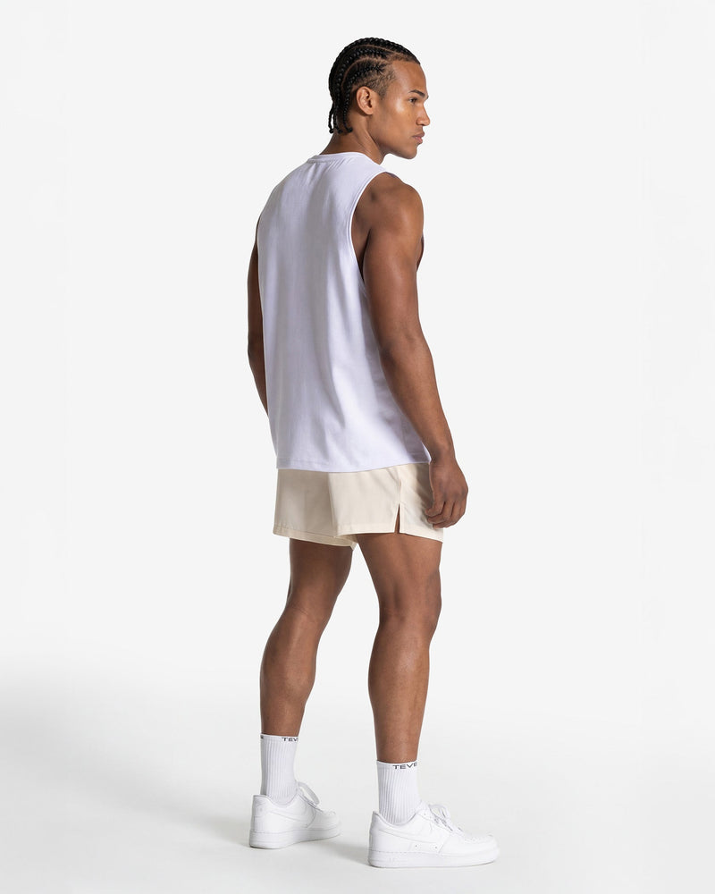 Pace Shorts 5 Inch "Off White"