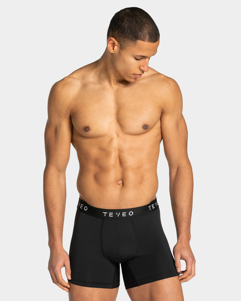 Performance Boxershorts (3er-Pack) "Schwarz"